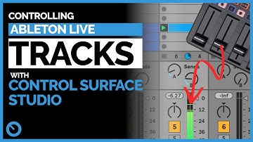 Controlling Ableton Live Tracks with Control Surface Studio