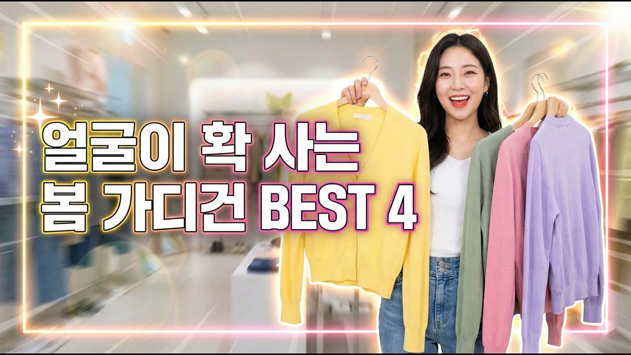 봄 가디건, 아직도 무채색만 입으세요? 화사해지는 컬러 활용법 A to Z (🎧듣는 블로그)