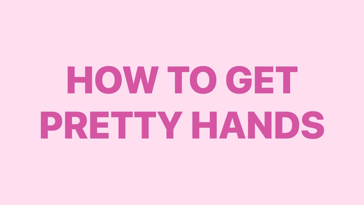 3MIN HOW TO GET PRETTY HANDS//SLIM AND PRETTY HANDS WORKOUT//PRETTY ...