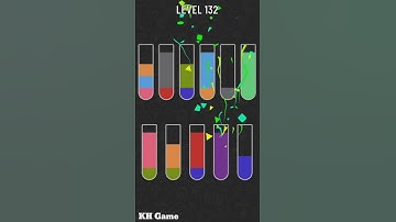 Water sort puzzle level 132 #shorts