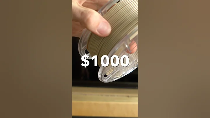 This filament costs more than the printer ($1000/kg PEEK vs. $699 Elyarchi Alcheman)