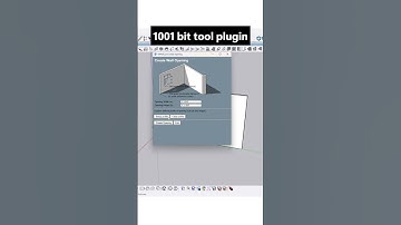 sketchup quick tips / how to create designer opening