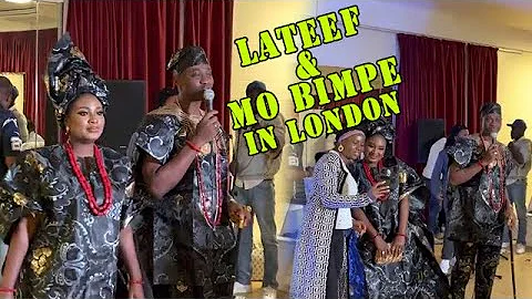 Lateef Adedimeji & MoBimpe Perform Ayinla Omowura Song in London with fans
