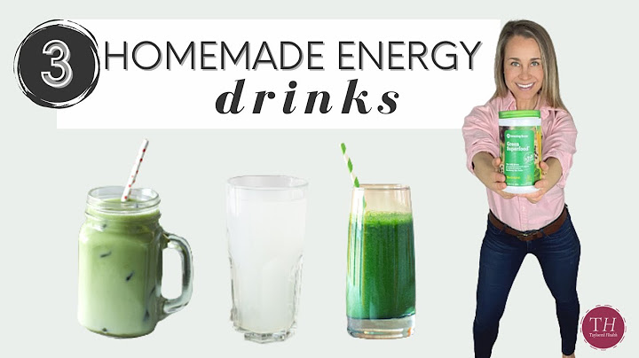 Homemade ENERGY DRINKS | 3 Healthy Drinks That Aren't Water | Hydration