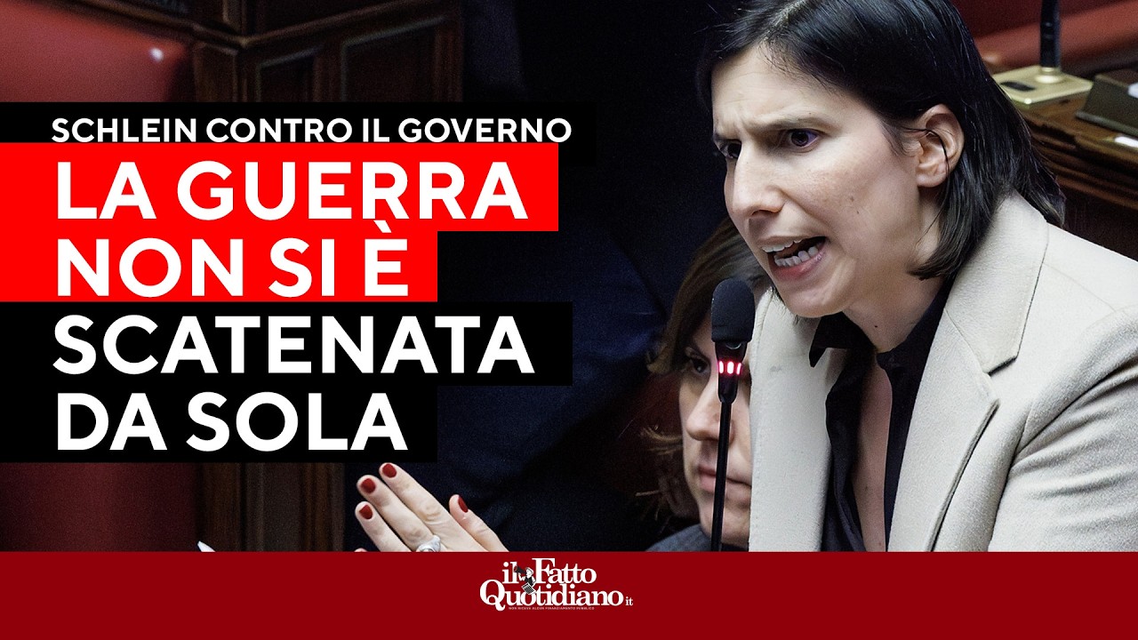 Iran, Schlein al governo: “Dovete dire di no adesso all’utilizzo delle basi, contro la Costituzione”