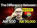 NEET 2027 Topper Secrets Revealed 🔥 AIR 500 vs AIR 50,000 | by Ajay Sir