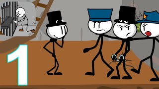 Prison Escape Stickman Adventure Gameplay Walkthrough Part 1 (IOS/Android) screenshot 4