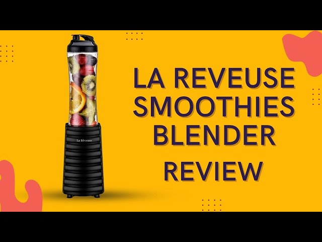 La Reveuse Smoothie Blender Personal Size 300 Watts 2 Pieces 18 oz