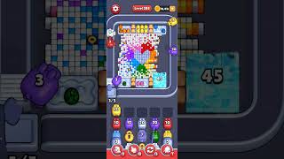 Pixel Flow — very hard level 388 (heart and rainbow colors)