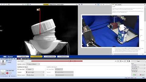 Baumer Verisens Smart camera application demo - Cap Inspection