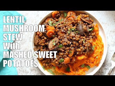 lentil-mushroom-stew-with-sweet-potato-mash-instant-pot-|-vegan-richa-recipes