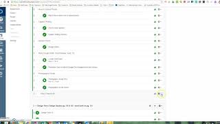 Canvas White Menu MODULES Text Headers