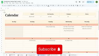 Google Sheets Student Planner Tutorial | Assignments, Exams, Projects & Smart Calendar Net Worth