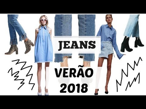 tendencia de jeans verao 2018