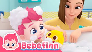 EP53 | 🛁Let's Have Fun Bubble Bath! | Bebefinn Bath Song | Nursery Rhymes \& Kids Songs