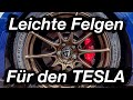 Super leichte felgen  tomason tn25 superlight  tesla model 3 performance