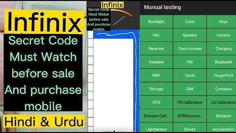 Infinix Mobile Secret Check Code 2023 | Infinix Phone Test Code | Ahmad Mobile tech