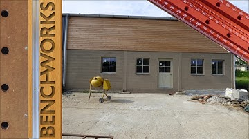 New workshop build part 2.5: fitting windows and doors