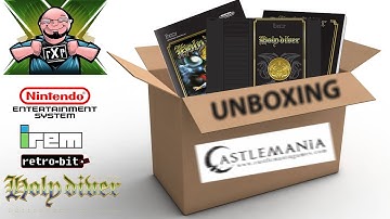 FIRST TIME on the NES! Unboxing the Retro-Bit Limited Edition of Holy Diver for the NES by IREM