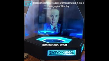 HoloConnector: AI Agent Demonstration in True Holographic Display