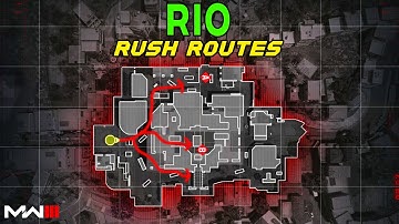 Modern Warfare 3 BEST Search and Destroy Rush Routes on RIO! (MW3 SnD Tips)