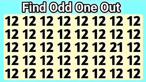 Can You Find the Odd One Out? | 30 Tricky Challenges in 10 Seconds!"