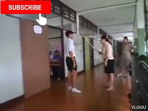 Thai student get punishment #thailand #school