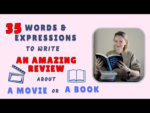 Useful vocabulary to write a great review of a book or a movie in your English exam! 🎥 📕