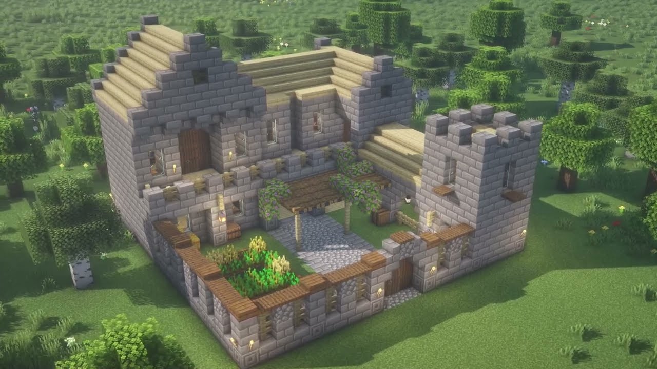 How to build a small fortified house in Minecraft YouTube