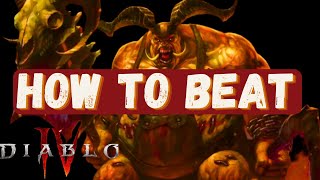 How to kill the BUTCHER (works for any  class) Diablo 4