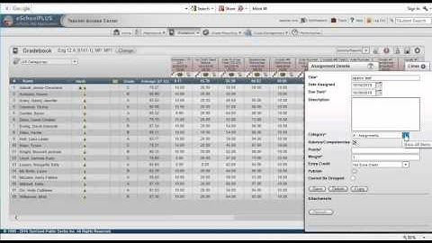 Entering an Assignment in TAC