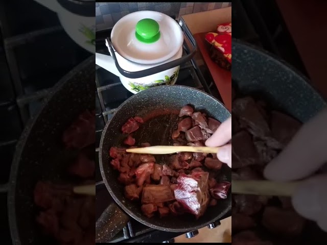 жарим оленину