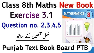 Unit 3 Exercise 3.1 Class 8 Maths New Book | Chapter 3 Ex 3.1 Question no. 2,3,4,5 | Learning Zone