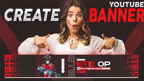 How to make bgmi YouTube banner | Gaming YouTube banner kaise banaye | gaming banner making tutorial