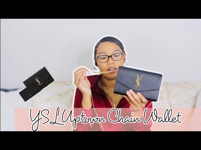 NEW YSL UPTOWN WALLET ON CHAIN - Review and Impressions 