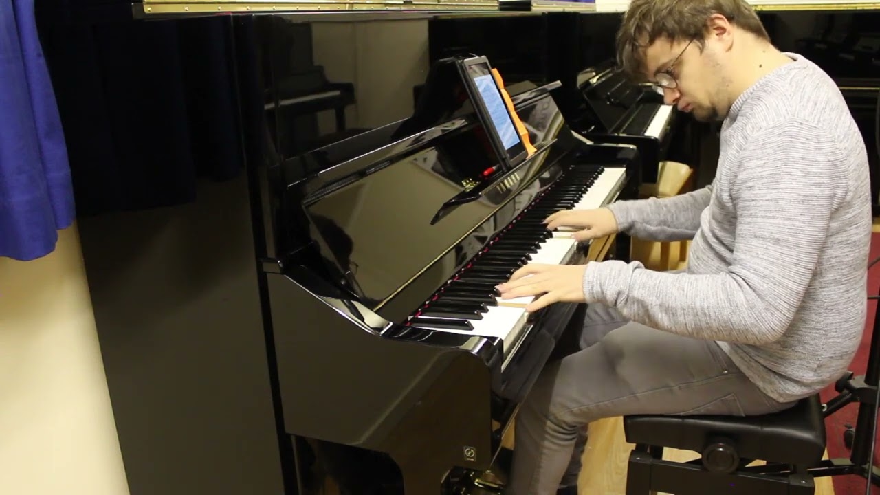 Yamaha YU1 Reconditioned Upright Piano | Sound Demo (Ref 5918