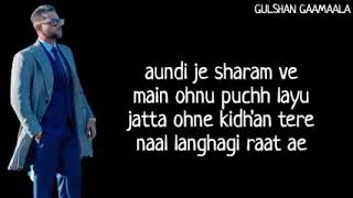 KYA BAAT AA  LYRICS    KARAN AUJLA ¦ DESI CREW  ¦ Latest Punjabi Songs 2020 ¦ KYA BAAT AE LYRICS