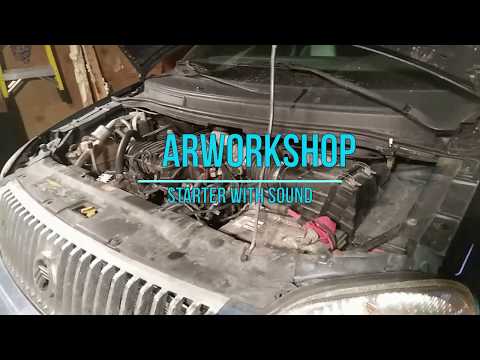 Changing starter on 2004 Mercury Monterey with sound
