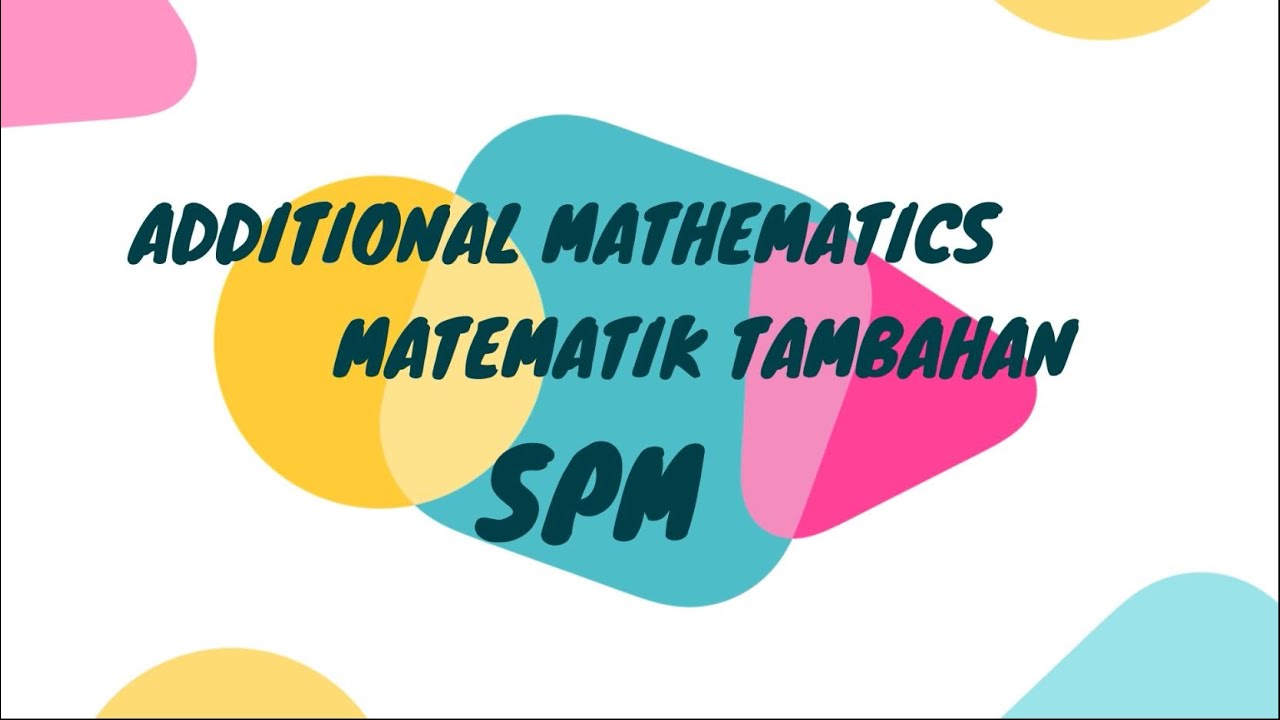 Menjawab Soalan SPM Matematik Tambahan Topik Fungsi 