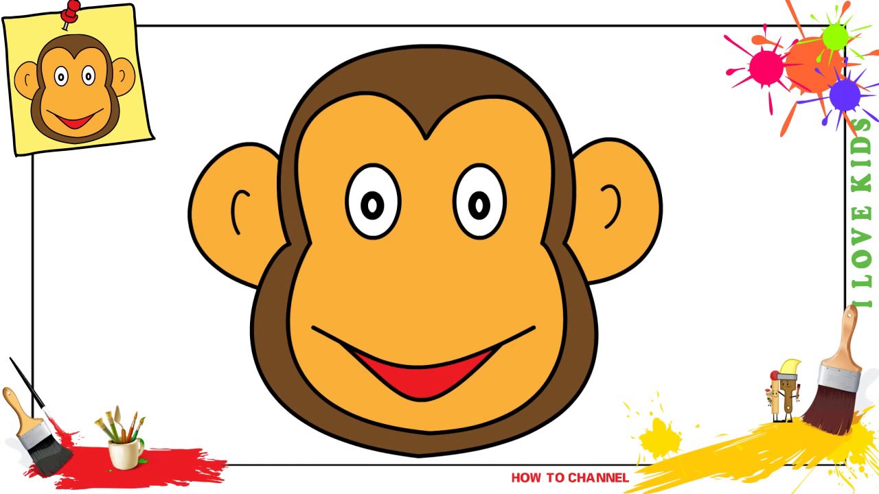 Featured image of post Easy Monkey Drawing For Kids Step By Step : Help for us 50000 subscribe.