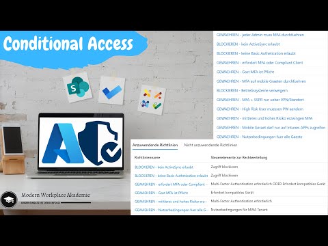 Conditional Access/Bedingter Zugriff | Mehr Sicherheit und Identitätsüberprüfung