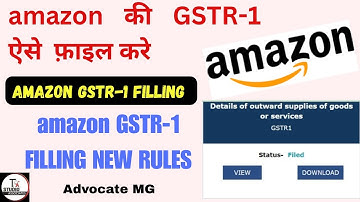 Amazon Seller GSTR-1 Filing | Step-by-Step GST Return Guide in Hindi | Easy GST Filing Without Error