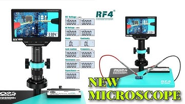 RF4 RF-50M Microscope Built-in HD Camera 1080p LCD Display Details Provides Multimeter Functi