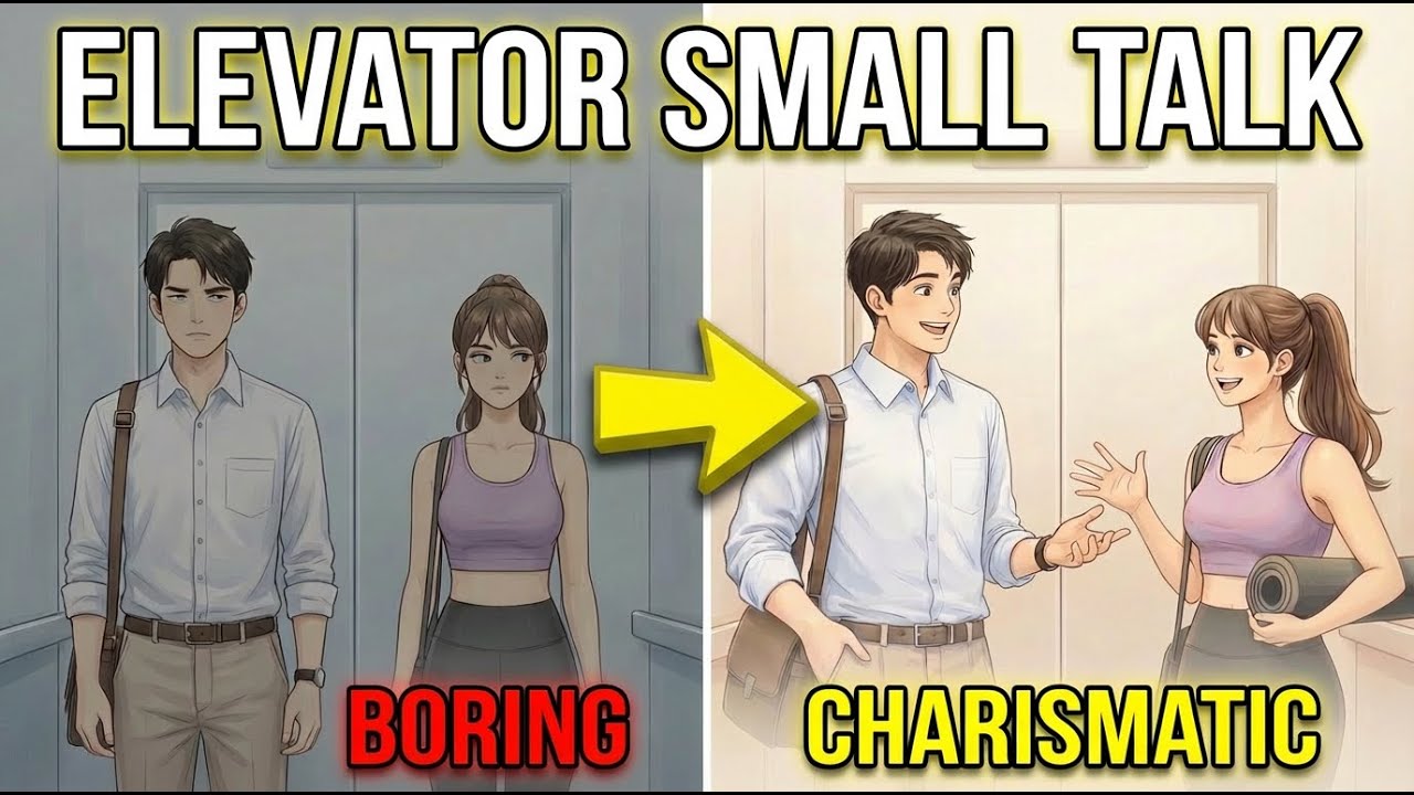 From Awkward to Playful Confidence: Powerful Elevator Small Talk in English (Advanced)