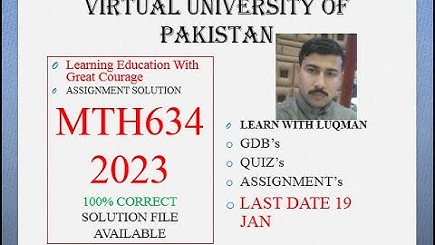 mth634 assignment 2 solution 2023