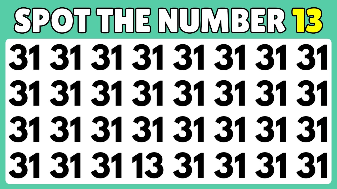 Find The Odd One Out | Number and Letter Edition | Test Your ...