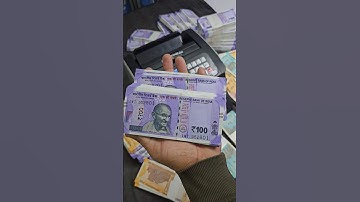 Fake notes vs. counting machine – who wins? 🤔💸 #Shorts