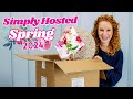 Simply hosted spring 2024  hostess subscription  i love this tablescape subscription