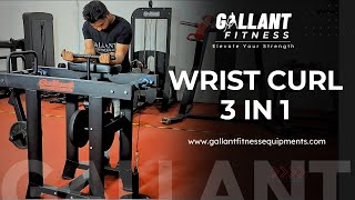 Strengthen Your Grip | Introducing the Wrist Curl 3-in-1 Machine |