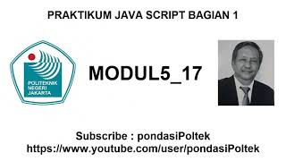 PRAKTIKUM JAVA SCRIPT BAGIAN 1 MODUL5 17